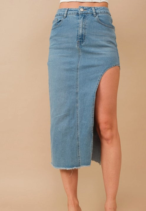 Destinee Denim Skirt